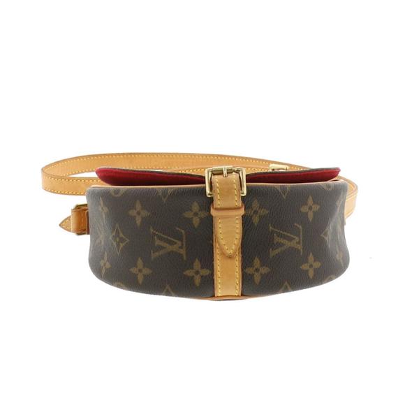 Louis Vuitton Tan Blanc Monogram Shoulder Bag - Picture 4 of 6